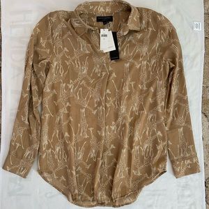 Banana Republic Giraffe blouse